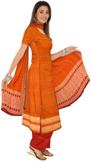 Traditional-handloom-mercerized-silk-woven-party-wear-salwar-kameez