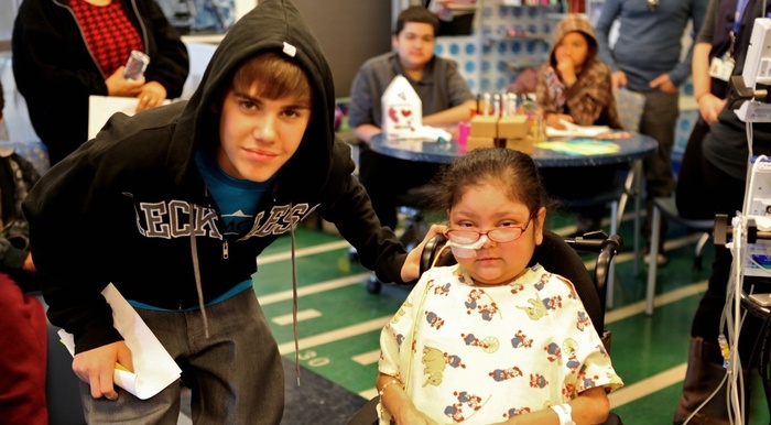  - 2011 Justin visit hospital of Valentine Day
