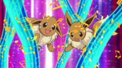 eevee facand echipa dubla - Al doilea concurs Pokemon al meu