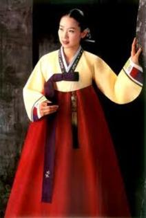 Doamna de la palat - Poze costume traditionale  coreene