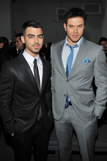 Joe+Jonas+Calvin+Klein+Men+Collection+Front+2ZCLOH6xO6ml - Calvin Klein Men s Collection - Front Row - Fall 2011 Mercedes-Benz Fashion Week