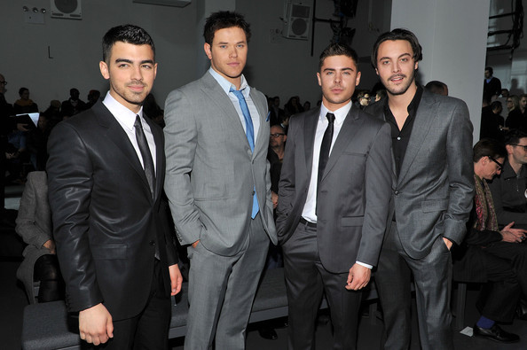 Joe+Jonas+Calvin+Klein+Men+Collection+Front+jI5U-c0MsRJl - Calvin Klein Men s Collection - Front Row - Fall 2011 Mercedes-Benz Fashion Week