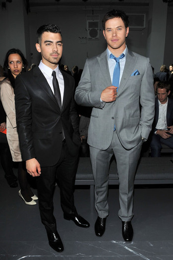 Joe+Jonas+Calvin+Klein+Men+Collection+Front+lx17zOTj1I7l - Calvin Klein Men s Collection - Front Row - Fall 2011 Mercedes-Benz Fashion Week