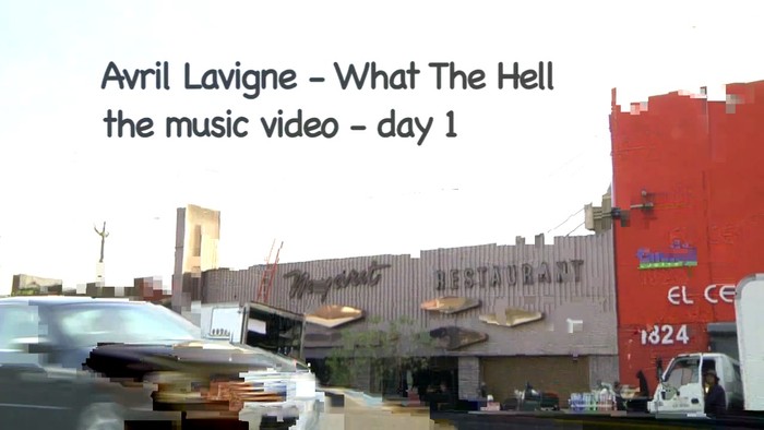 bscap0002 - Avril Lavigne What The Hell Official Music Video - Behind The Scene - Captures by Me