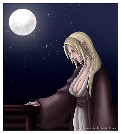 Godaime_Hokage_Tsunade_by_AyaK_JP - tsunade