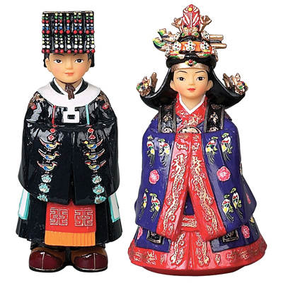 Rege si regina chosun - Figurine in chosun