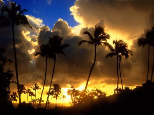 Rasarit de Soare Peisaje Wallpapers Kauai Hawaii