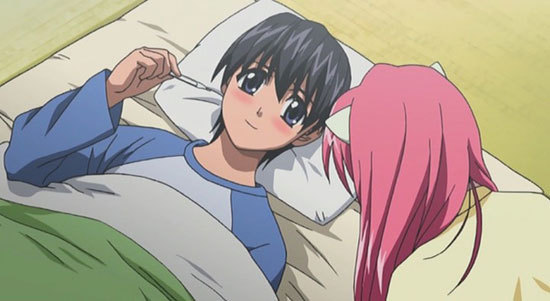 Amandurora ne place sa fim alaturi de pers. pe care o iubim - in Elfen Lied