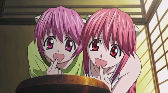 Amandoua suntem copilaroase uneori - in Elfen Lied