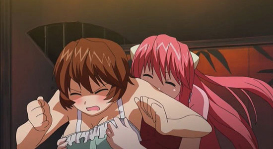 Amandoua avem 2 inclinatii.... - in Elfen Lied