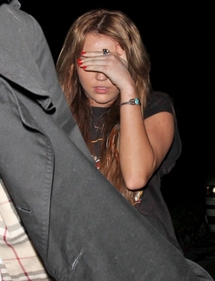  - x Leaves Josh House In Hollywood - 20th February 2011