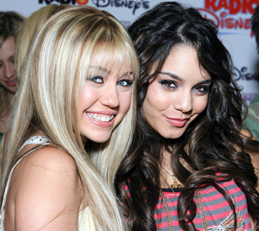 Miley/Hannah cu Vanessa Hudgens
