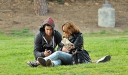 milz and josh 7 - X_x miley cyrus si josh in Grifft Park in Los Angeles