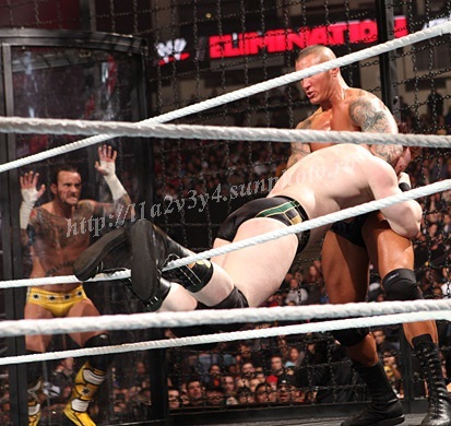 002 - elimination chamber  Randy Orton  John Morrison  R-Truth   King Sheamus and CM Punk