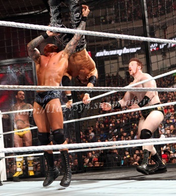 001 - elimination chamber  Randy Orton  John Morrison  R-Truth   King Sheamus and CM Punk