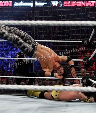 010 - elimination chamber  Randy Orton  John Morrison  R-Truth   King Sheamus and CM Punk