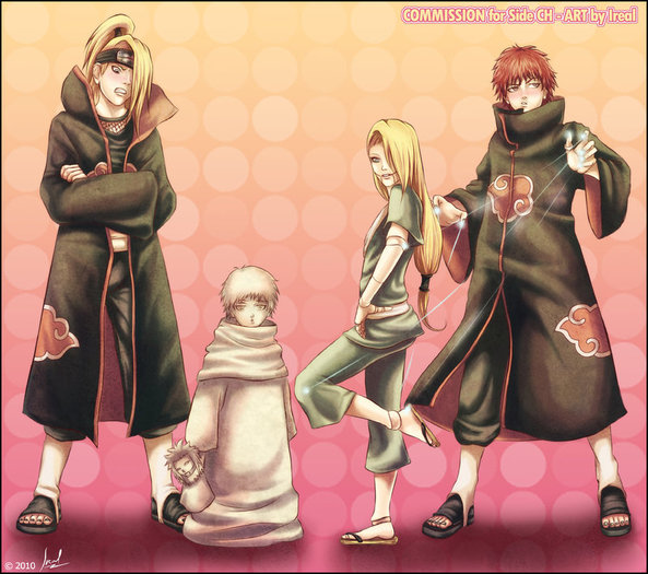 art_trades__sasodei_commission - Deidara