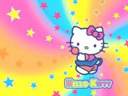 Hello Kitty and the lolipop - Poze cu Hello Kitty