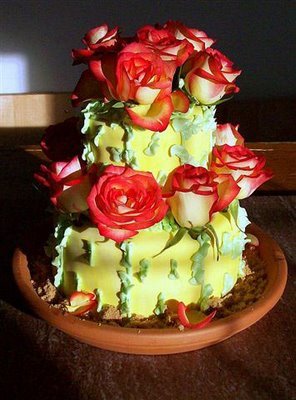 Tort cu trandafiri - Poze cu torturi si prajituri