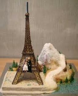 Tort Turnul Eiffel - Poze cu torturi si prajituri