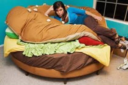 Pat hamburger - Poze cu paturi moderne