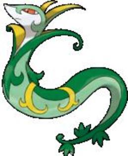 Serperior desen - Pokemoni din generatia aVa