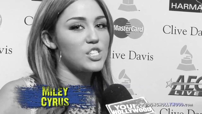 Nick Jonas. Miley Cyrus. Keri Hilson on their favorite GRAMMY artist 0116 - 0-Miley Cyrus on their favorite GRAMMY artist