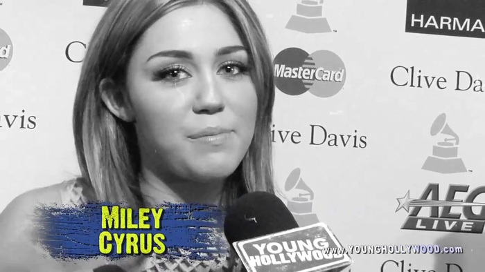 Nick Jonas. Miley Cyrus. Keri Hilson on their favorite GRAMMY artist 0119 - 0-Miley Cyrus on their favorite GRAMMY artist