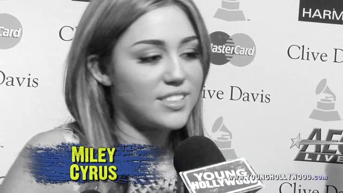 Nick Jonas. Miley Cyrus. Keri Hilson on their favorite GRAMMY artist 0124 - 0-Miley Cyrus on their favorite GRAMMY artist