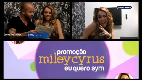 Miley Cyrus - Promoção #EuQueroSYM 145 - 0-0Miley Cyrus - Promocao