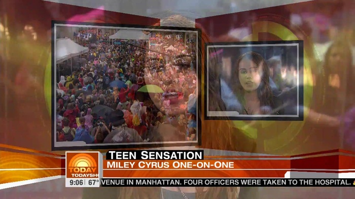 Miley Cyrus . HD 1080ip -  Interview   .live Today Show.HD 0224