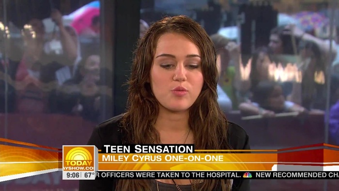 Miley Cyrus . HD 1080ip -  Interview   .live Today Show.HD 0232