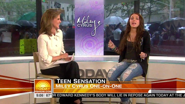 Miley Cyrus . HD 1080ip -  Interview   .live Today Show.HD 0281