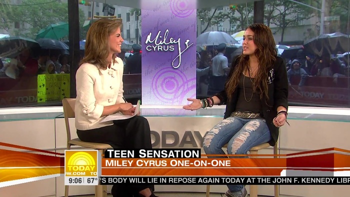 Miley Cyrus . HD 1080ip -  Interview   .live Today Show.HD 0287