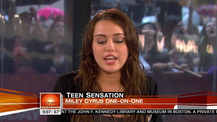 Miley Cyrus . HD 1080ip -  Interview   .live Today Show.HD 0299