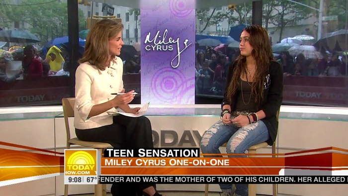 Miley Cyrus . HD 1080ip -  Interview   .live Today Show.HD 0501