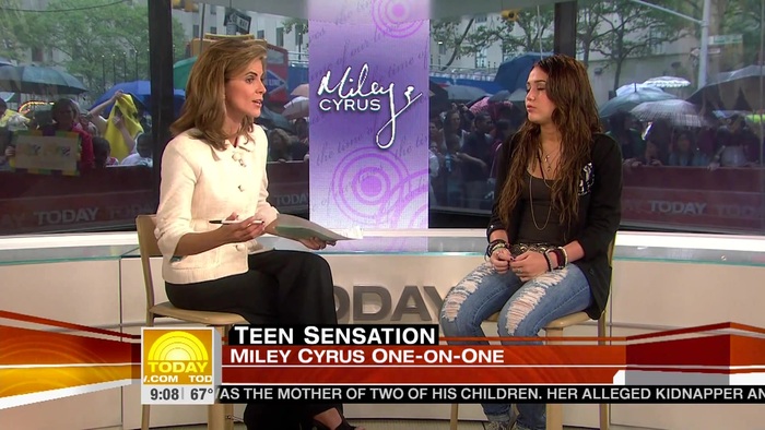 Miley Cyrus . HD 1080ip -  Interview   .live Today Show.HD 0505