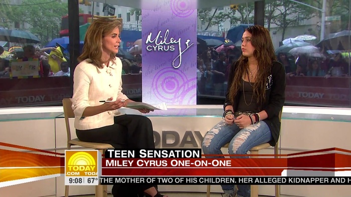 Miley Cyrus . HD 1080ip -  Interview   .live Today Show.HD 0506