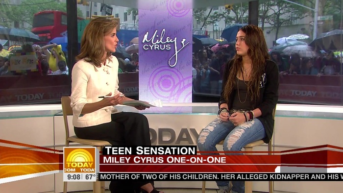 Miley Cyrus . HD 1080ip -  Interview   .live Today Show.HD 0507