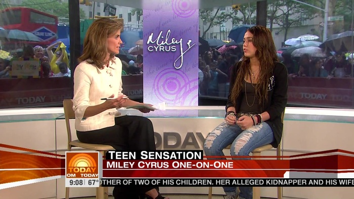 Miley Cyrus . HD 1080ip -  Interview   .live Today Show.HD 0508
