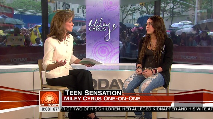 Miley Cyrus . HD 1080ip -  Interview   .live Today Show.HD 0509
