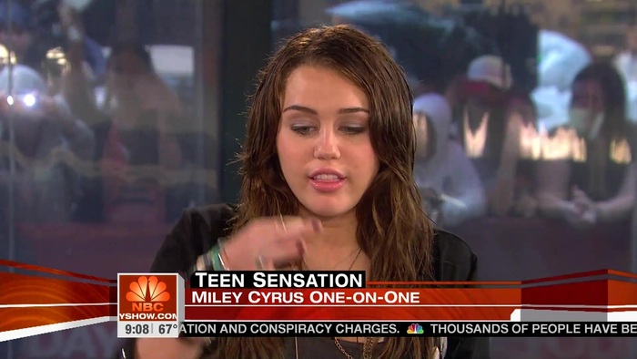 Miley Cyrus . HD 1080ip -  Interview   .live Today Show.HD 0545