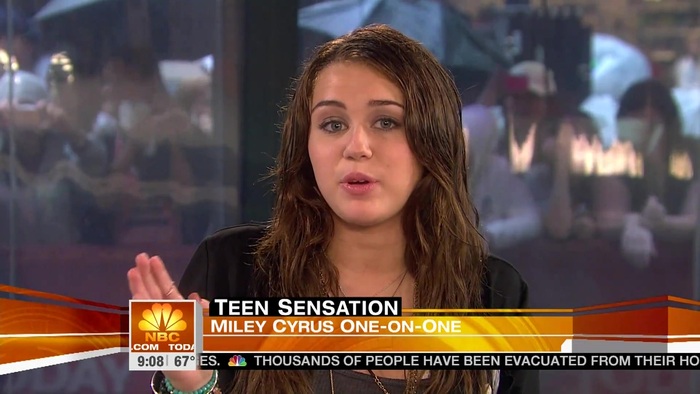 Miley Cyrus . HD 1080ip -  Interview   .live Today Show.HD 0554