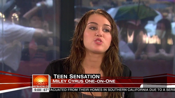 Miley Cyrus . HD 1080ip -  Interview   .live Today Show.HD 0567