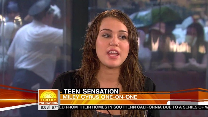 Miley Cyrus . HD 1080ip -  Interview   .live Today Show.HD 0569