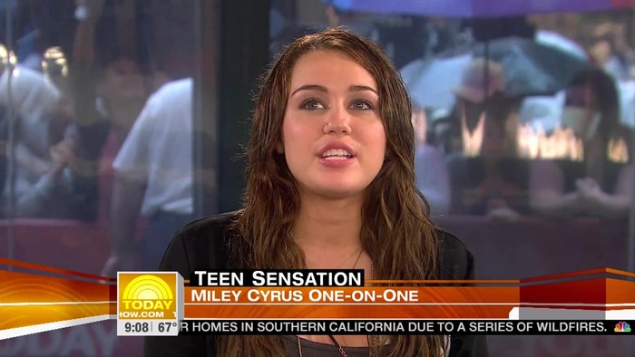 Miley Cyrus . HD 1080ip -  Interview   .live Today Show.HD 0573
