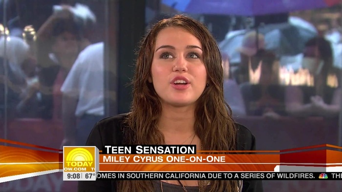 Miley Cyrus . HD 1080ip -  Interview   .live Today Show.HD 0574