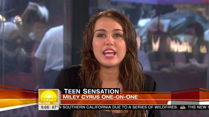 Miley Cyrus . HD 1080ip -  Interview   .live Today Show.HD 0576