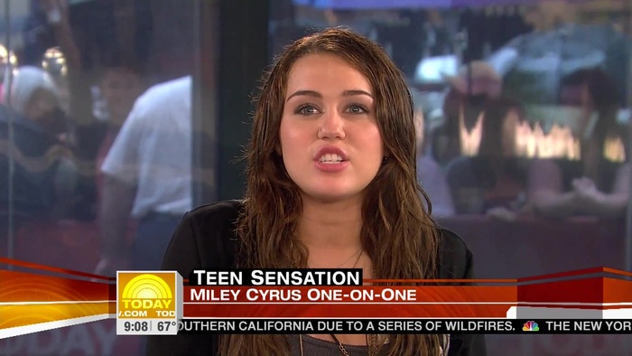 Miley Cyrus . HD 1080ip -  Interview   .live Today Show.HD 0577