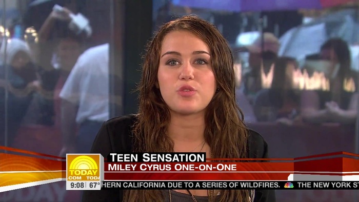 Miley Cyrus . HD 1080ip -  Interview   .live Today Show.HD 0578